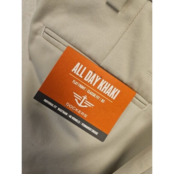 Dockers All Day Khaki Beige Pants Mens 40x29 Performance Stretch NWT $62 - Picture 7 of 7
